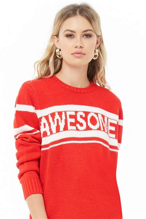 red sweater forever 21|forever 21 graphic sweaters.